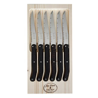 Laguiole Classic 6 Steakmessen Wengéhout