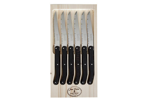 Laguiole Laguiole Classic 6 Steakmesser Wengeholz