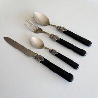 Brasserie Besteckset 24-teilig Schwarz