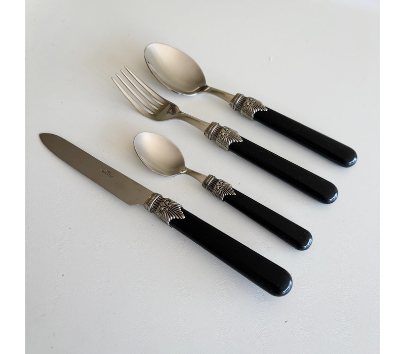 Brasserie Cutlery Set 24-piece Black