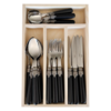 Kom Amsterdam Brasserie Cutlery Set 24-piece Black