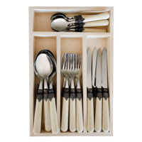 Brasserie Cutlery Set 24-piece Ivory