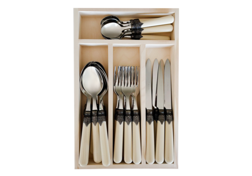 Brasserie Brasserie Cutlery Set 24-piece Ivory