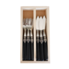 Brasserie Brasserie Fischbesteck 12-teilig Schwarz