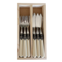 Brasserie Fish Cutlery 12-piece Ivory
