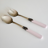 Brasserie Couverts à Salade Rosa Pastel
