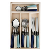 Brasserie Cutlery Set 24-piece Marine Mix