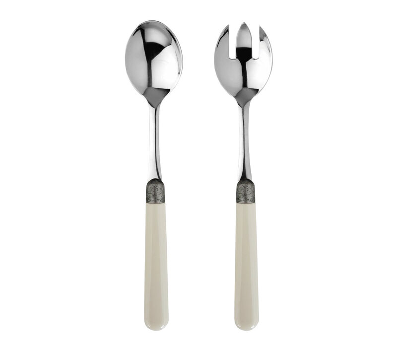 Tavern Salad Servers Ivory