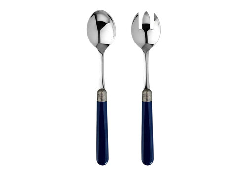 Taverne Tavern Salad Servers Dark Blue
