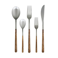 Oriental Design 5-piece Dinner Cutlery Cedar
