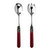 Brasserie Brasserie Salad Servers Burgundy Red