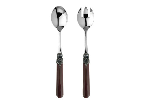 Brasserie Brasserie Salad Servers Chocolate Brown