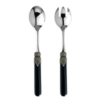 Brasserie Salad Servers Black