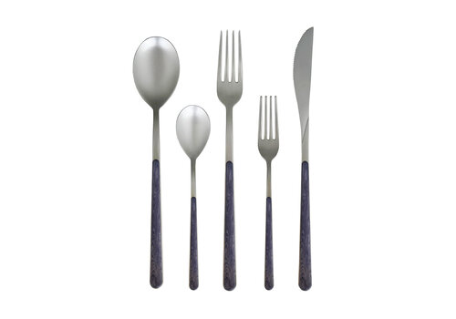 Oriental Design 5-piece Dinner Cutlery Rosewood