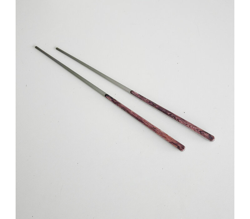Oriental  Design 2 Chopsticks Acacia