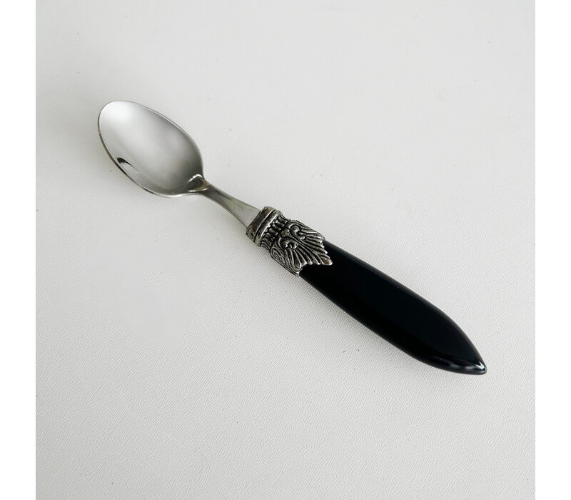 Murano Espresso / Mokka Lepeltje 'Zwart'
