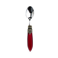Murano Espresso / Coffee Spoon 'Burgundy Red'