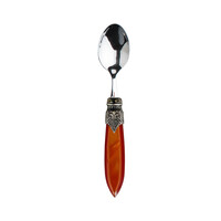 Murano Espresso / Coffee Spoon 'Brick Orange'
