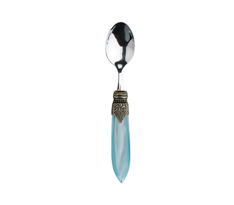 Murano Espresso / Coffee Spoon 'Turquoise'