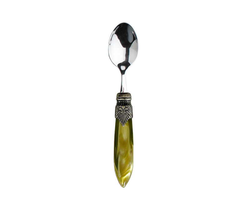 Murano Cuillère à expresso/moka 'Vert Olive'