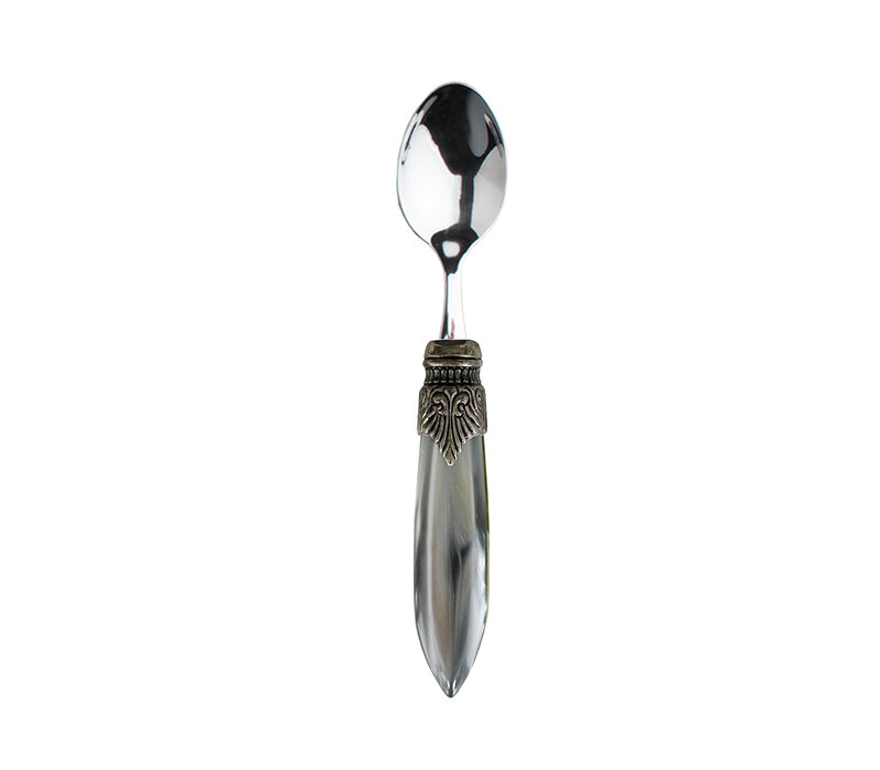 Murano Espresso / Coffee Spoon 'Light Grey'