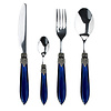 Murano Murano Tafelbesteck für 1 Person (4-teilig) – Blau | Italienisches Design
