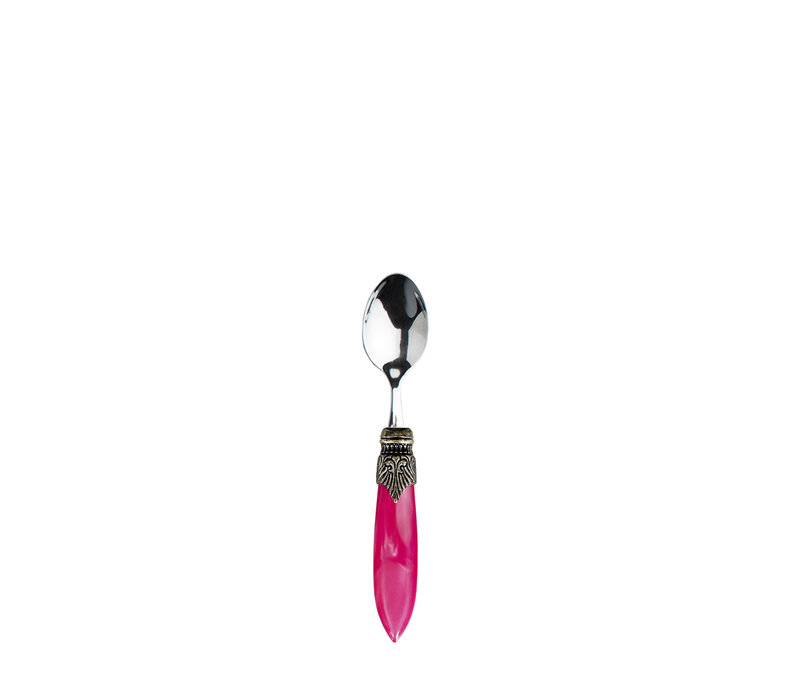 Murano Espresso / Coffee Spoon 'Pink'