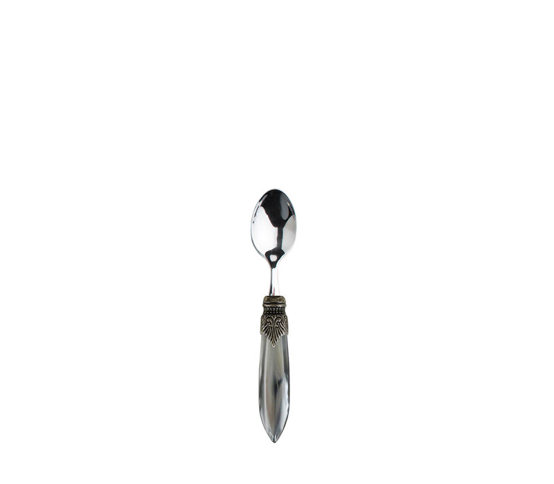 Murano Espresso / Coffee Spoon 'Light Grey'