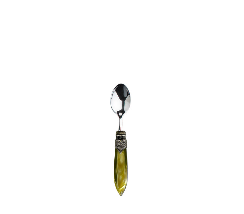 Murano Cuillère à expresso/moka 'Vert Olive'