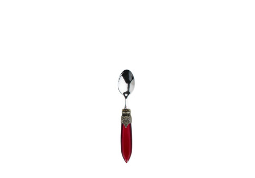 Murano Murano Espresso / Coffee Spoon 'Burgundy Red'
