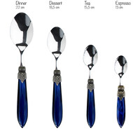 Murano Frühstückslöffel 'Blau'