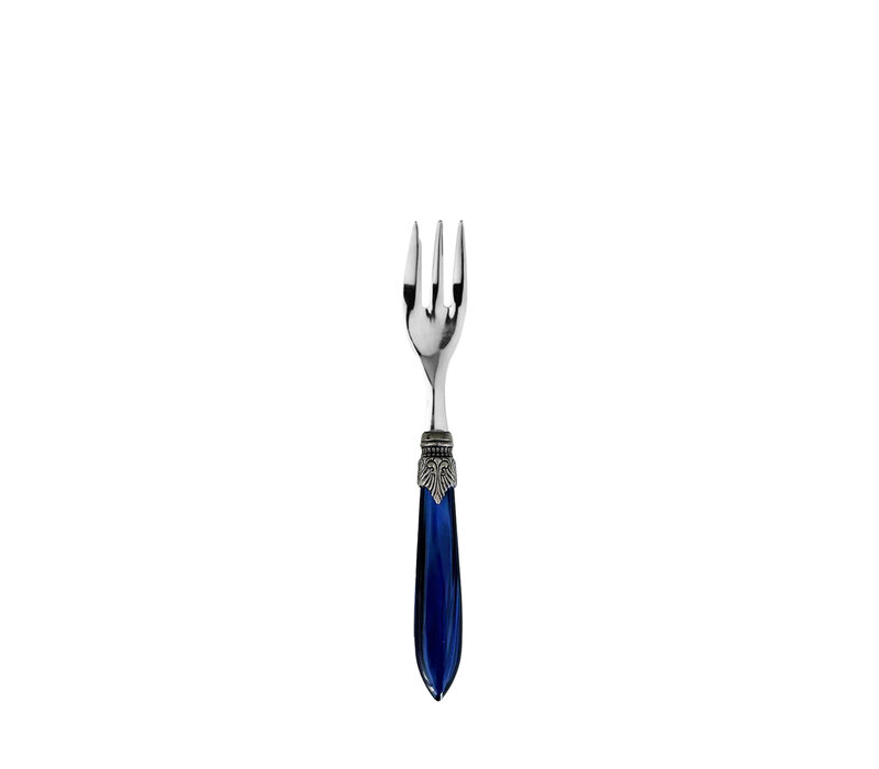 Murano Cake / Dessert Fork – Blue | Small Fork for Cake, Dessert or Starter