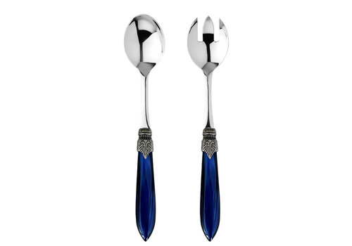 Murano Murano Salatbesteck 2-teilig 'Blau'