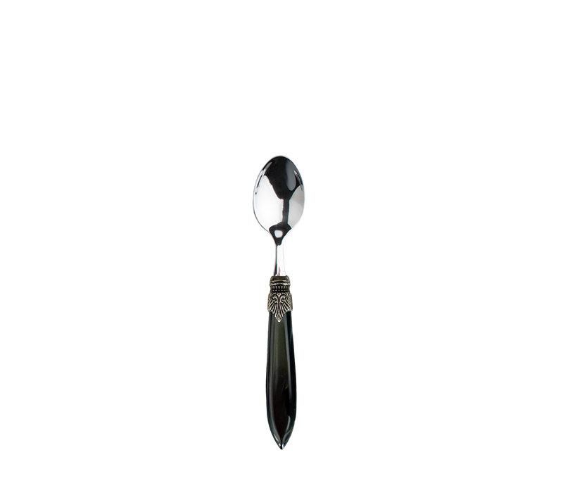 Murano Cuillère à Thé – Anthracite | Convient Aussi comme Cuillère à Café et Petite Cuillère à Dessert