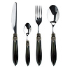 Murano Murano Dinner Cutlery for 1 Person (4 Pieces) – Anthracite | Italian Design