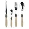 Murano Murano Dinner Cutlery for 1 Person (4 Pieces) – Cream | Italian Design