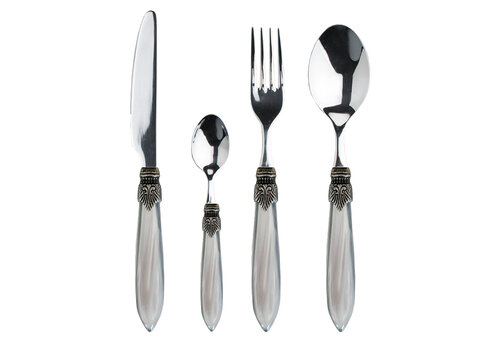 Murano Murano Tafelbesteck – Für 1 Person – Grau