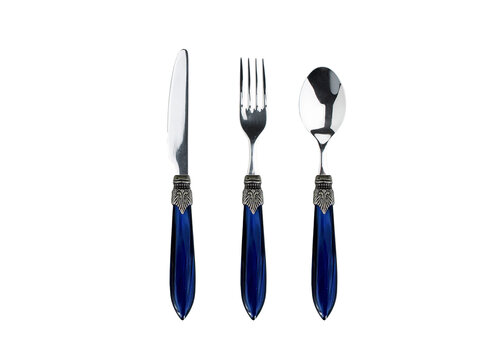 Murano Murano Dessertbesteck - Für 1 Person - Blau