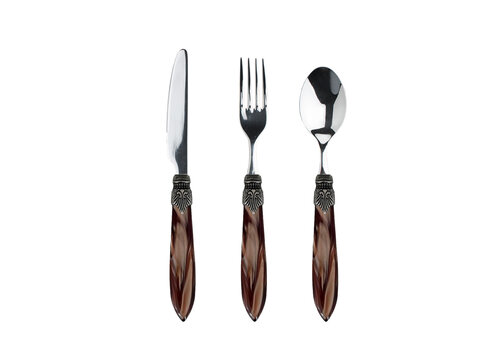 Murano Murano Dessertbesteck - Für 1 Person - Braun