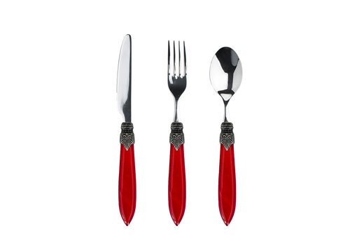 Murano Murano Dessertcouvert - Voor 1 Persoon - Rood