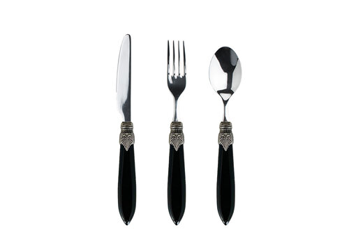 Murano Murano Dessertbesteck - Für 1 Person - Schwarz