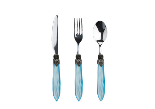 Murano Murano Dessertcouvert - Voor 1 Persoon - Turquoise