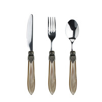 Murano Small Cutlery Set – Champagne (3-piece) | For Dessert, Breakfast or Starters – Elegant Italian Design