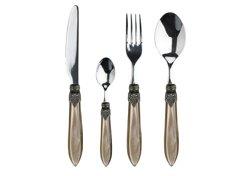 Murano Murano Tafelbesteck – Für 1 Person – Champagne