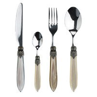 Murano Couverts de table (24 pièces) – Pour 6 personnes – 'Château Mix' dans un coffret en bois | Design italien