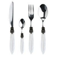Murano Dinner Cutlery (24-piece) – For 6 People – 'Earth Mix' in Wooden Box | Italian Design - Copy