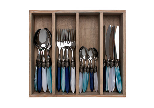 Murano Murano Service de table – Pour 6 personnes – 'Pacific Mix'