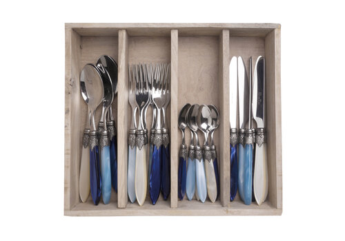Murano Murano Dinercouvert – Voor 6 Personen– 'Sea Mix'