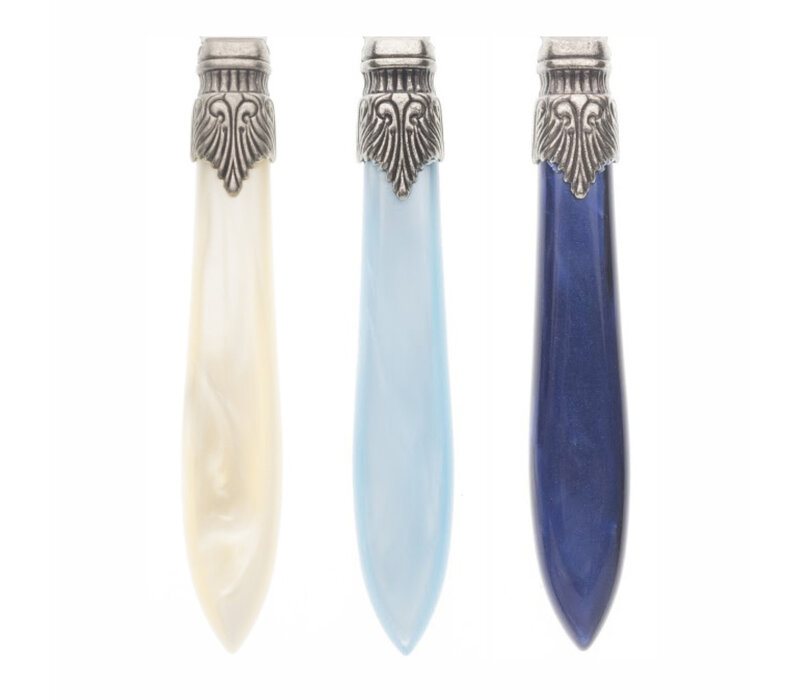 Murano Dinner Cutlery (24-piece) – For 6 People – 'Sea Mix' in Wooden Box | Italian Design