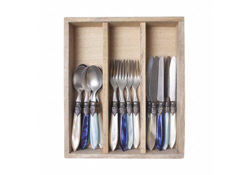 Murano Murano Dessertcouvert – Voor 6 Personen – 'Sea Mix'